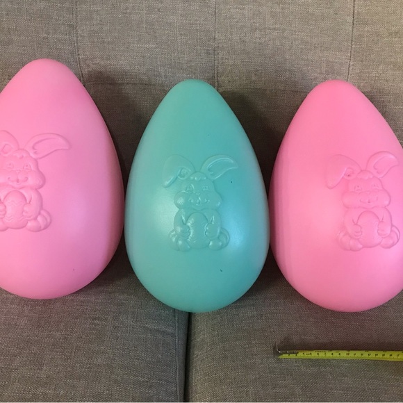 Vintage Blow Mold Easter Egg Lot Grand Venture 1998 - Picture 2 of 7
